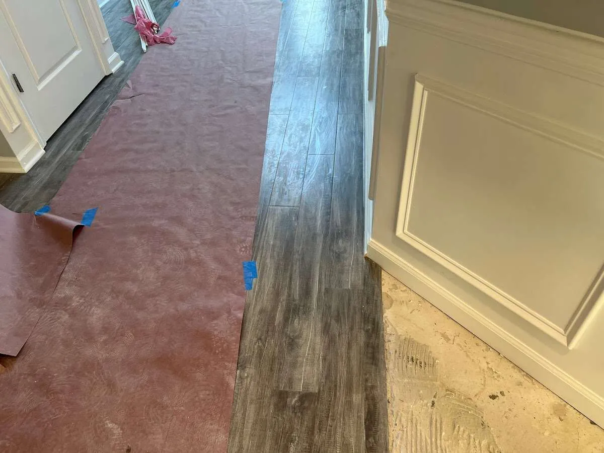 Completed marble shower restoration in Collier